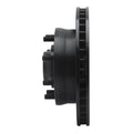R1 93-95 Chevrolet G30 Front Left Drilled & Slotted Black Brake Rotor