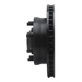 R1 93-95 Chevrolet G30 Front Left Drilled & Slotted Black Brake Rotor