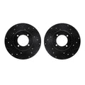 R1 Concepts Brake Rotor- D/S - Black Fits Nissan 260Z