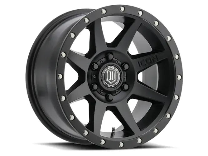 ICON REBOUND SAT BLK - 17 x 8.5 / 6 x 5.5 / 0MM / 4.75 BS 1817858447SB