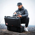 NANUK 935 CASE W/FOAM FOR 2 BODIES DSLR BLACK INTERIOR: 20.5 X 11.3 X 7.5IN