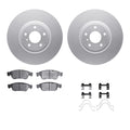 R1 Concepts Brake Rotor- Carbon Coated with Ceramic Pads Hdw