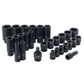 DEWALT IMPACT SOCKET SET SAE COMBINATION SET 1/2IN DRIVE 28PIECE