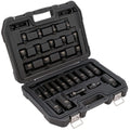 DEWALT IMPACT SOCKET SET SAE COMBINATION SET 1/2IN DRIVE 28PIECE