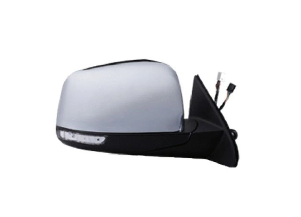 RH MIRROR OUTSIDE REAR VIEW; HEATED; W/MEMORY; W/SIGNAL; W/BLIS; PWRFOLDING; CHROME; TAHOE 0914