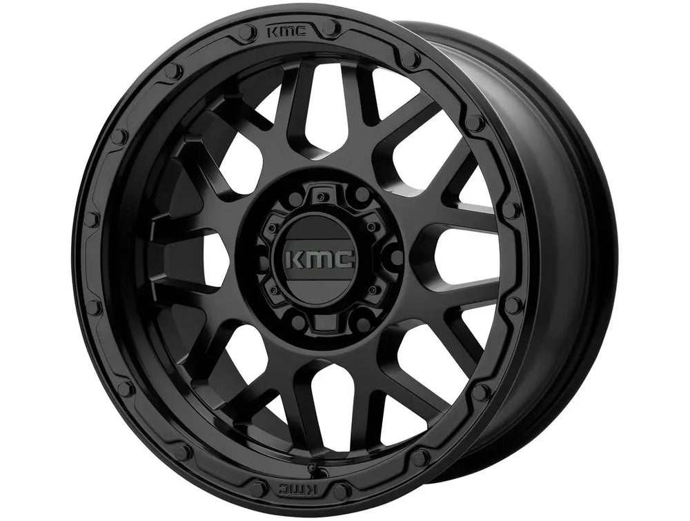KMC Wheels black auto part