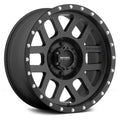 Method MR306 Mesh 18x9 +18mm Offset 8x6.5 130.81mm CB Matte Black Wheel
