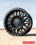 Aluminum Wheels 17x8.5 Ryno 951B Satin Black 0 Offset 6 on 120 Bolt Pattern 67.1 Bore Raceline