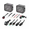 BLACKOUT 3IN - 4 LED FLOOD CUBE - 2 PACK