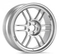 Enkei RPF1 17x9 5x114.3 45mm Offset 73mm Bore Silver Wheel RX8