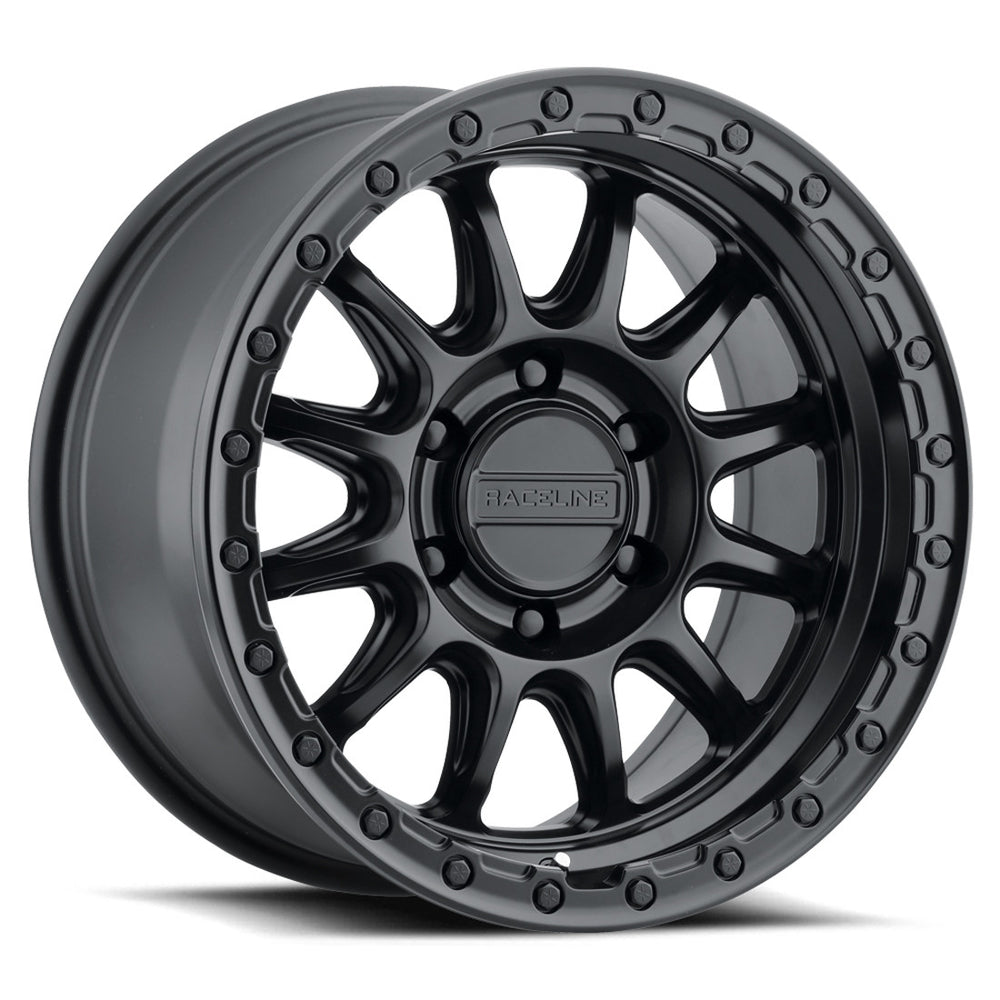 Raceline 960B Alpha 17X8.5 / 5X127 BP / 0mm Offset / 78.1 Bore - Satin Black Wheel