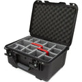 NANUK 933 WATERPROOF HARD CASE W/PADDED DIVIDERBLACK INTERIOR: 18 X 13 X 9.5IN