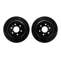 R1 Concepts Brake Rotor- D/S - Black Fits Chevrolet Colorado