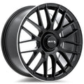 MB01 20X8.5 5X112 ET38 CB66.6 GLOSS BLACK MACHINED LIP