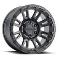 Aluminum Wheels 17x8.5 Compass 956B Satin Black 0 Offset 6 on 139.7 Bolt Pattern 106.1 Bore Raceline