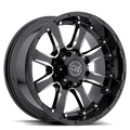 BRSRA 17X9 8X170 G-BLK-MILL 12MM