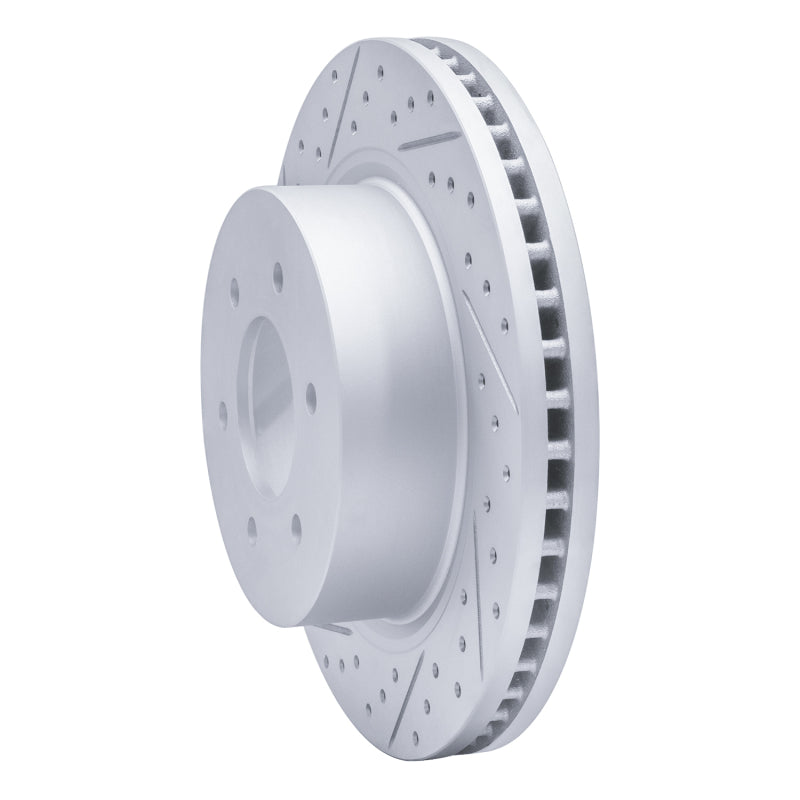 DFC 16-24 Nissan Titan Xd Front Left Drilled & Slotted Geoperformance Rotor