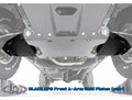 2021+ Bronco Black Ops Front A-Arm Skid Plates (pair) (Bare Steel)