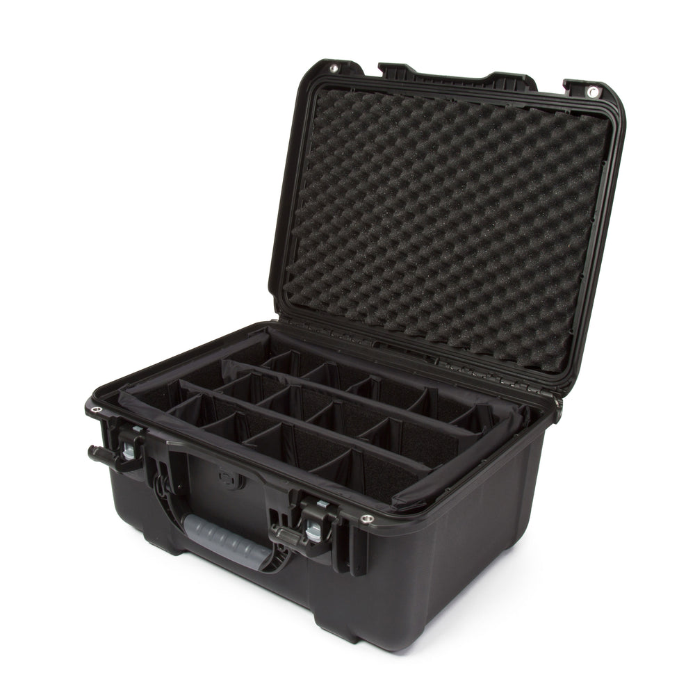 NANUK 933 WATERPROOF HARD CASE W/PADDED DIVIDERORANGE INTERIOR: 18 X 13 X 9.5IN