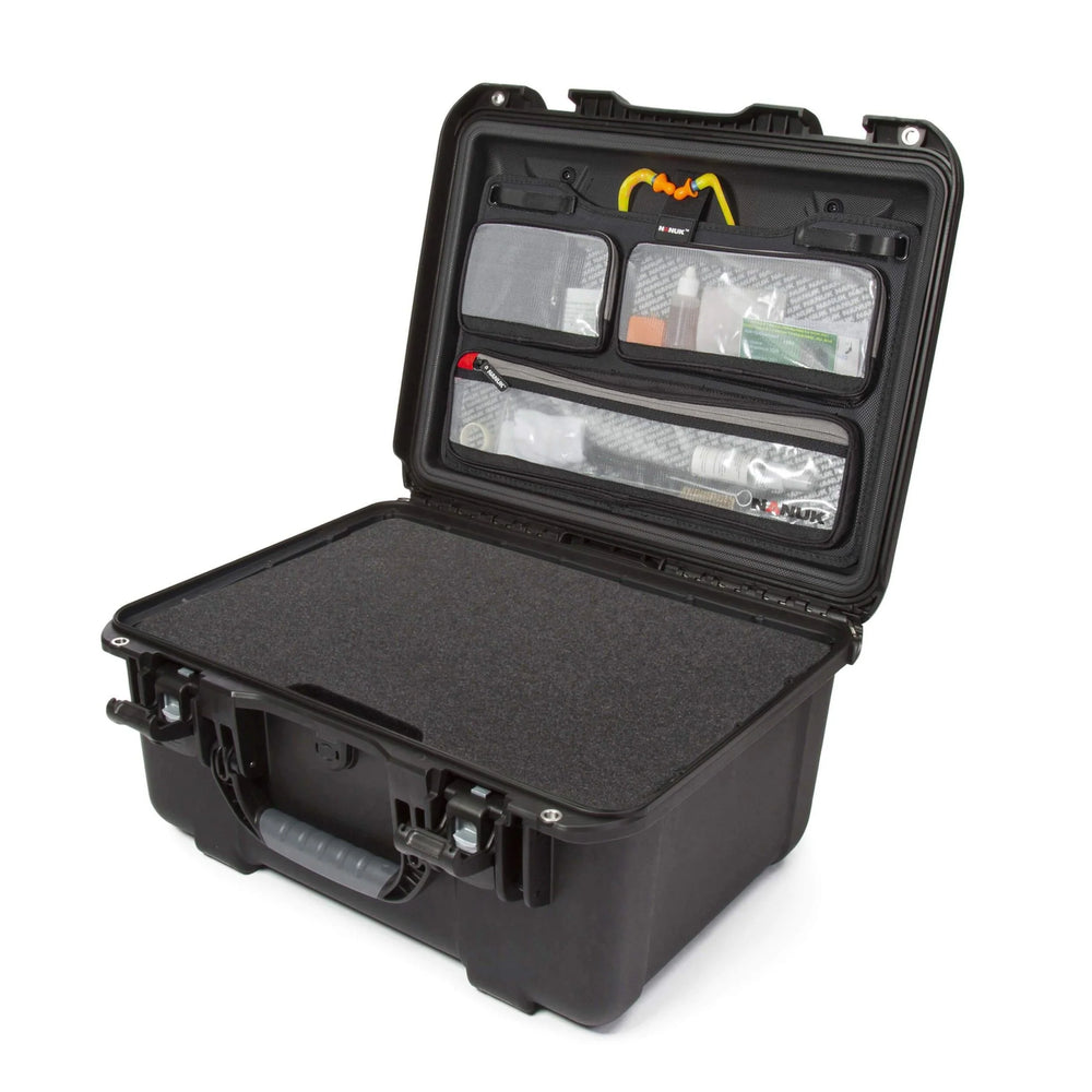 NANUK CASE W/LID ORG.W/F FOR 5UPBLACK INTERIOR: 18 X 13 X 9.5IN