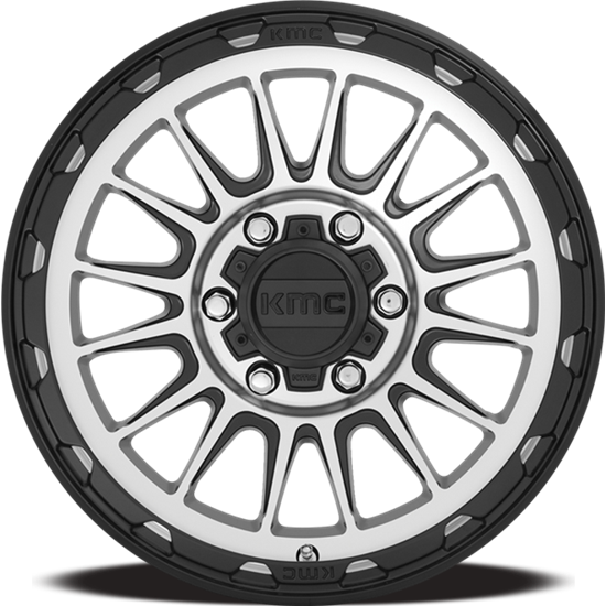 IMPACT 17X8.5 8X6.5 00MM SATIN BLACK MACHINED