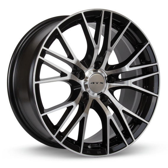 VERTEX 20X8.5 5X114.3 ET38 C73.1 BLACK MACHINED