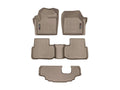 WeatherTech Tan Front Rear and Rear Floorliners Fits -20-19 Range Rover Discovery Sport 45796-1-2-3
