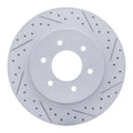 R1 16-24 Nissan Titan Xd Front Right Drilled & Slotted Geoperformance Rotor