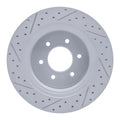R1 16-24 Nissan Titan Xd Front Right Drilled & Slotted Geoperformance Rotor