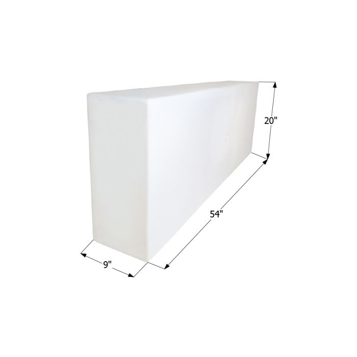 FRESH WATER TANK WT2450 54X20X9 39 GAL TANK ONLY