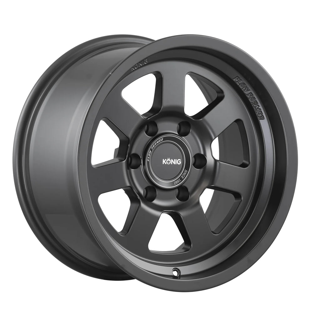 Konig HT2 17X9 5X127 ET-12 Matte Black