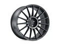 ~(23 lbs. 20X20X10)~ TSW PADDOCK 18x8.5 5/114.3 ET30 CB76.1 SEMI GLOSS BLACK W/MACHINED TINTED RING