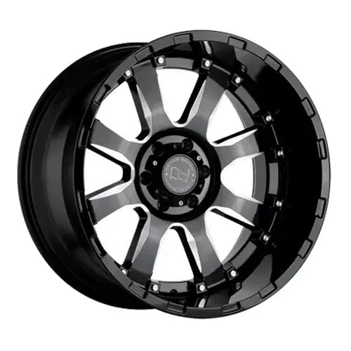 BRSRA 17X9 6X120 G-BLK-MILL 12MM