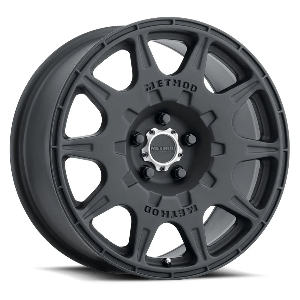 Method MR502 RALLY 17x8 +38mm Offset 5x4.5 67.1mm CB Matte Black Wheel