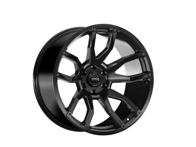 Rough Country Torque Impact Satin Black 20x9 6x5.5 -12mm TW403C-20908304-12
