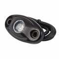 LED OVAL BOAT LIGHT KIT BLK. AMBER LED 6PK.