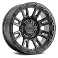 Aluminum Wheels 17x8.5 Compass 956B Satin Black 0 Offset 6 on 135 Bolt Pattern 87.1 Bore Raceline