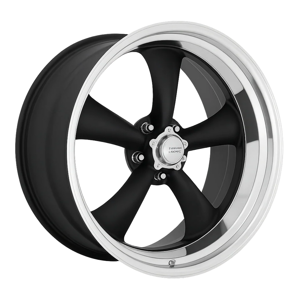 Wheel Pros American Racing Vintage VN205 C-TT-II 16X5.5 5X4.75 BLK/POL 2.75 VNBL2056556127