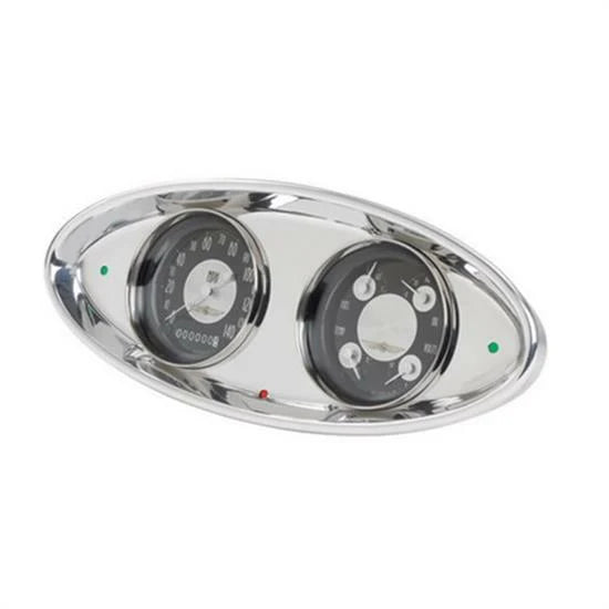 OVAL BILLET ALUMINUM DASH INSERT