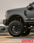 Aluminum Wheels 17x9 Hostage 940M Milled Gloss Black 0 Offset 5 on 139.7 Bolt Pattern 106.5 Bore Raceline