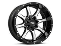 MO970 20x9 6x120.00/6x139.70 GLOSS BLACK W/MACHINED FACE (18 mm)