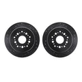 R1 Concepts Brake Rotor- D/S - Black Fits Lexus SC300