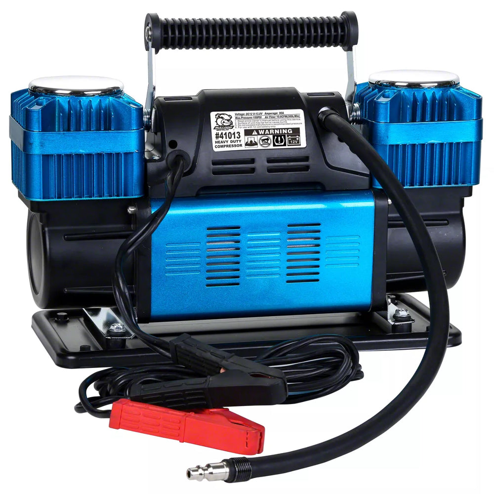 Bullydog Winch Twin Head Portable Compressor 150PSI 10.6CFM Automatic 41013
