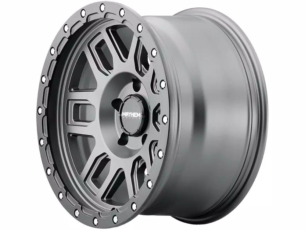 MAYHEM DELTA 8304 MATTE GUNMETAL W MATTE BLACK LIP 20X9 5-139.7 0MM 108.1MM