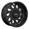 MAYHEM ESSEX 8112 GLOSS BLACK MILLED SPOKES 20X9 5-127 5-139.7 0MM 87.1MM