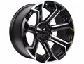 PEAK 20X10 6X139.7 ET18 CB106.1 GLOSS BLACK MACHINED