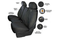 Covercraft 19-21 Dodge RAM Carhartt SeatSaver Custom Front Row Seat Covers - Gravel