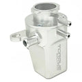 Torque Solution Coolant Expansion Tank: Subaru WRX 02-07 / STI 04-22 / Forester XT 04-08 - Silver