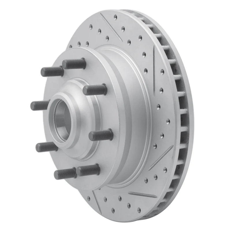 R1 71-95 Chevrolet P20 Van Front Right Drilled & Slotted Geoperformance Rotor