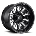 ~(26 lbs. 18X18X11)~ HARDLINE 15x8 5x139.70 GLOSS BLACK MILLED (-18 mm)